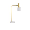 złota designerska lampa stojąca - stołowa Luces Exclusivas FRESNILLO LE42971