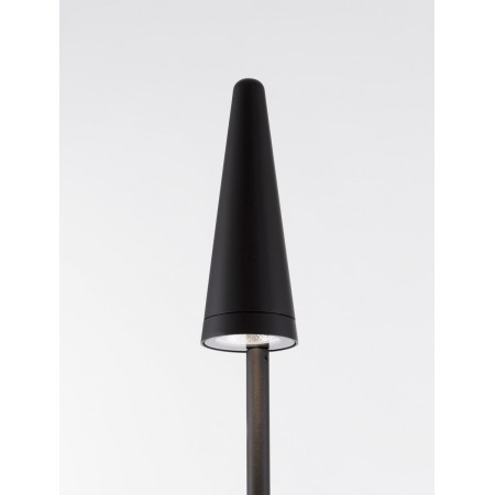 czarna nowoczesna lampa zewnętrzna - stojąca Luces Exclusivas YUCATAN LE71463