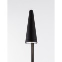 czarna nowoczesna lampa zewnętrzna - stojąca Luces Exclusivas YUCATAN LE71463
