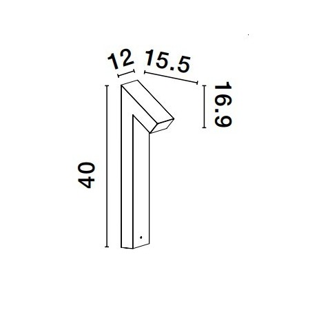 czarna wspaniała lampa zewnętrzna - stojąca Luces Exclusivas MONCLOVA LE71473