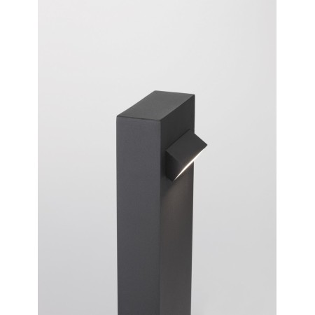 czarna designerska lampa zewnętrzna - stojąca Luces Exclusivas MONCLOVA LE71477