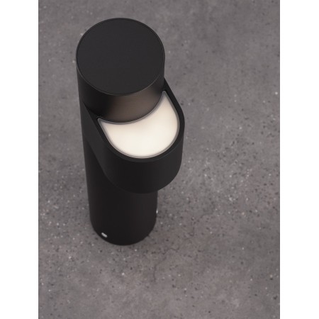 czarna ekskluzywna lampa zewnętrzna - stojąca Luces Exclusivas IRAPUATO LE71488