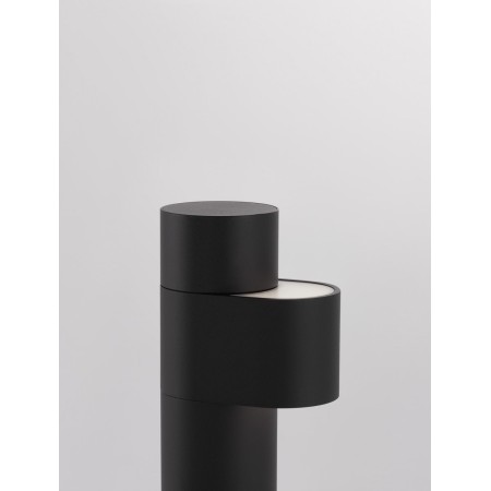 czarna modna lampa zewnętrzna - stojąca Luces Exclusivas IRAPUATO LE71489