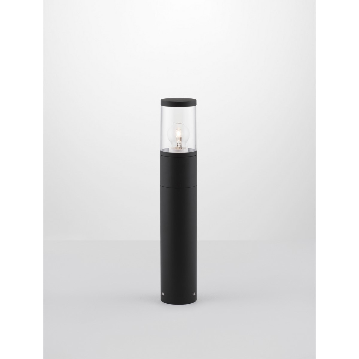 czarna dekoracyjna lampa zewnętrzna - stojąca Luces Exclusivas GUERRERO LE71493