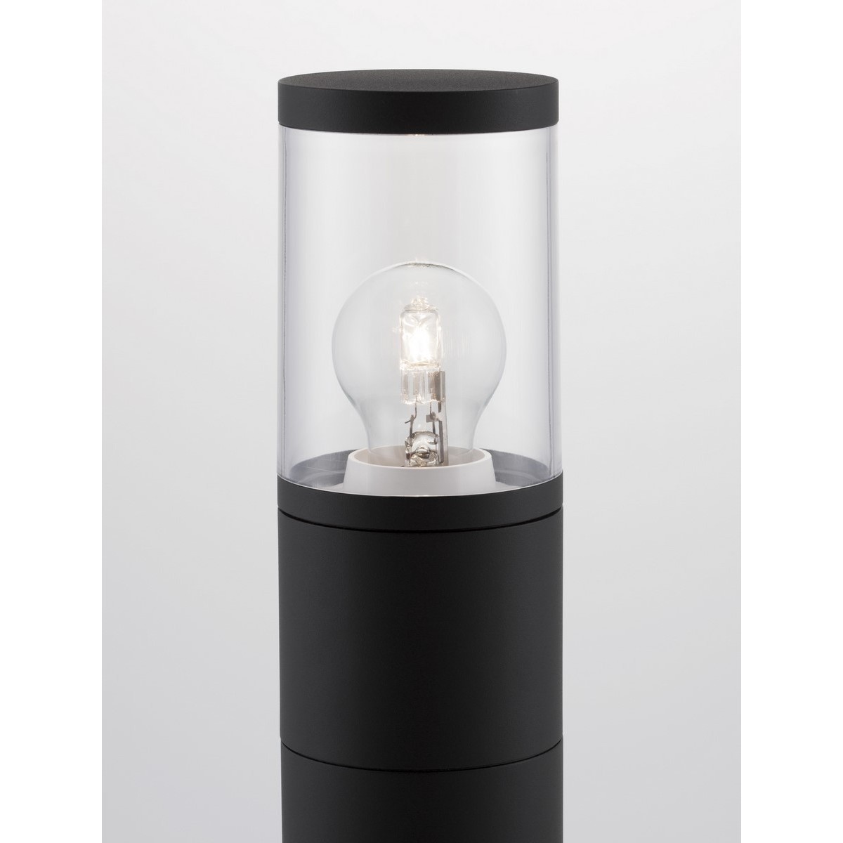 czarna dekoracyjna lampa zewnętrzna - stojąca Luces Exclusivas GUERRERO LE71493