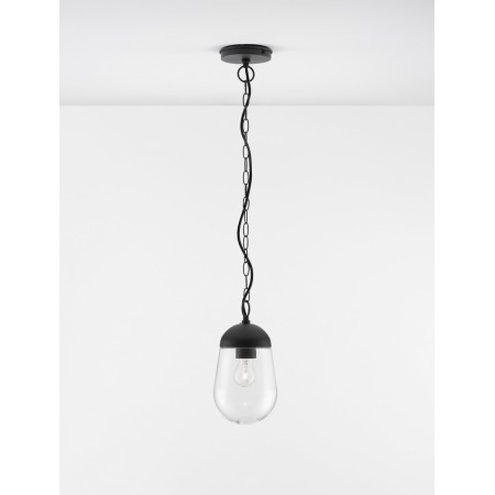 szara elegancka lampa zewnętrzna - wisząca Luces Exclusivas JUCHITAN LE71501