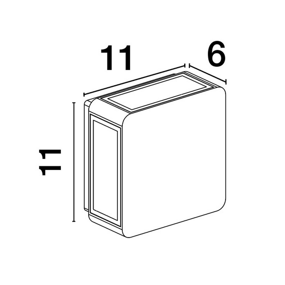 antracat wyszukana lampa zewnętrzna - ścienna Luces Exclusivas TEHUACAN LE71521