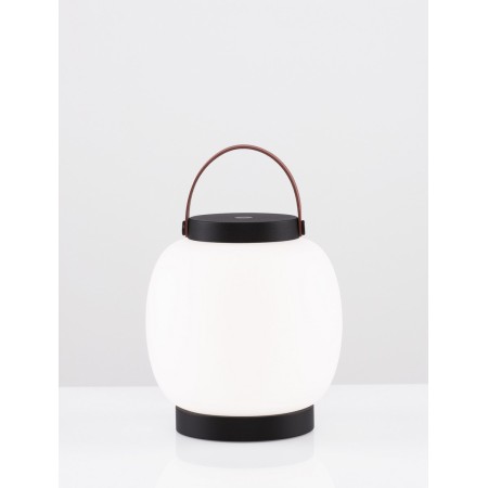 czarna wspaniała lampa zewnętrzna - przenośna Luces Exclusivas MATAMOROS LE71534