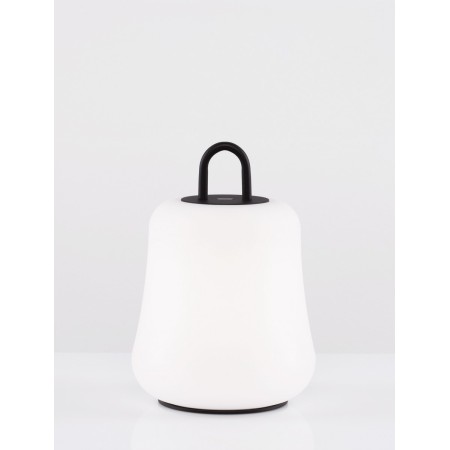 czarna unikatowa lampa zewnętrzna - przenośna Luces Exclusivas MATAMOROS LE71535