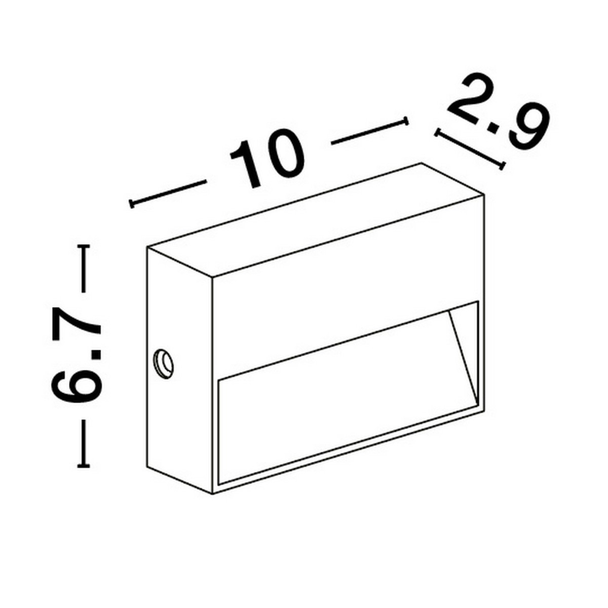 antracat designerska lampa zewnętrzna - ścienna Luces Exclusivas MATEHUALA LE71538