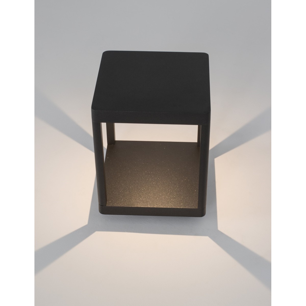 antracat modna lampa zewnętrzna - stojąca Luces Exclusivas NAUCALPAN LE71541