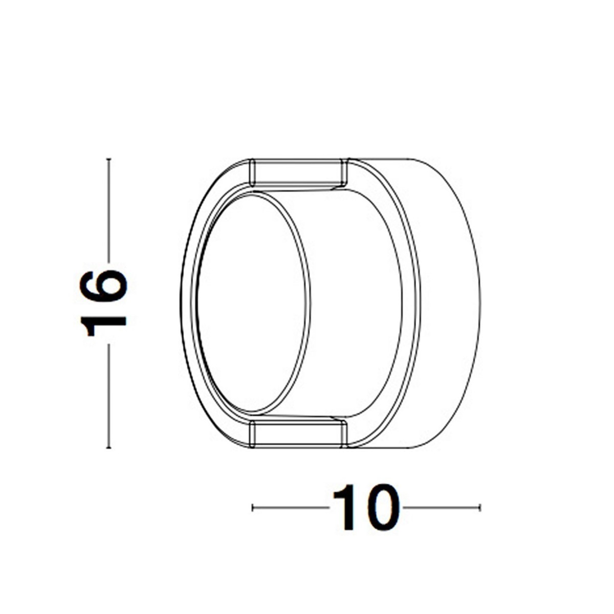 szara dekoracyjna lampa zewnętrzna - ścienna Luces Exclusivas PETIONVILLE LE71554