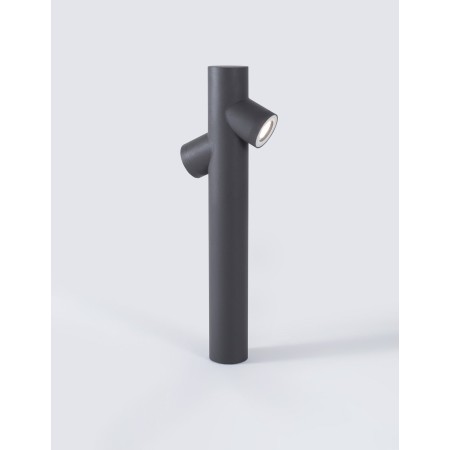 szara wyszukana lampa zewnętrzna - stojąca Luces Exclusivas MANICARAGUA LE71557