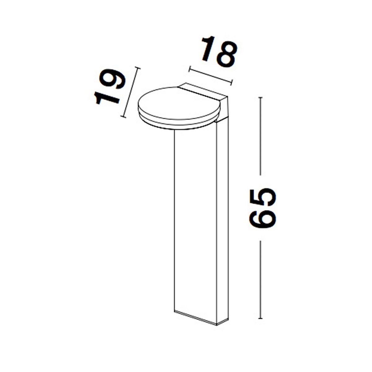 piękna lampa ogrodowa - stojąca Luces Exclusivas ENCRUCIJADA LE71566