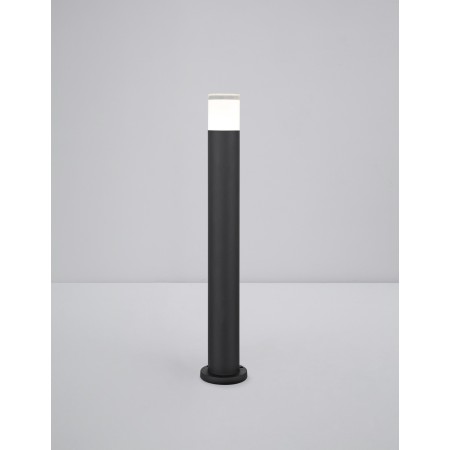 czarna designerska lampa zewnętrzna - stojąca Luces Exclusivas VILLAHERMOSA LE71574