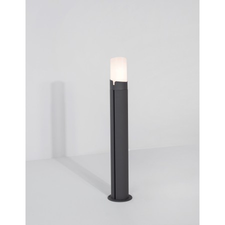 szara nowoczesna lampa zewnętrzna - stojąca Luces Exclusivas CONTRAMAESTRE LE71578