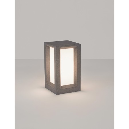 szara designerska lampa zewnętrzna - stojąca Luces Exclusivas APATZINGAN LE71583