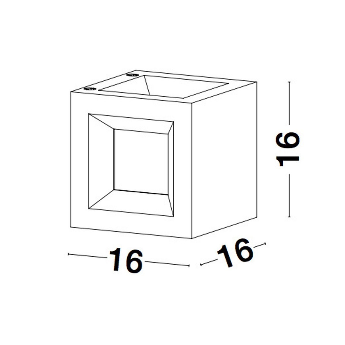 biała modna lampa zewnętrzna - ścienna Luces Exclusivas APATZINGAN LE71586
