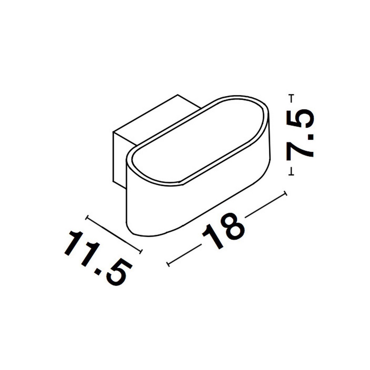 biała wyszukana lampa zewnętrzna - ścienna Luces Exclusivas MOCHIS LE71593