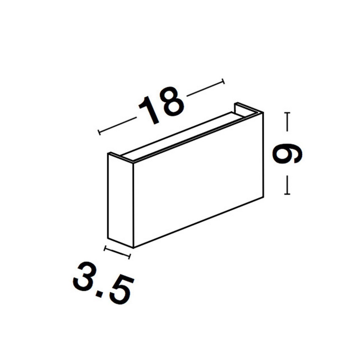 biała ekskluzywna lampa zewnętrzna - ścienna Luces Exclusivas MOCHIS LE71594