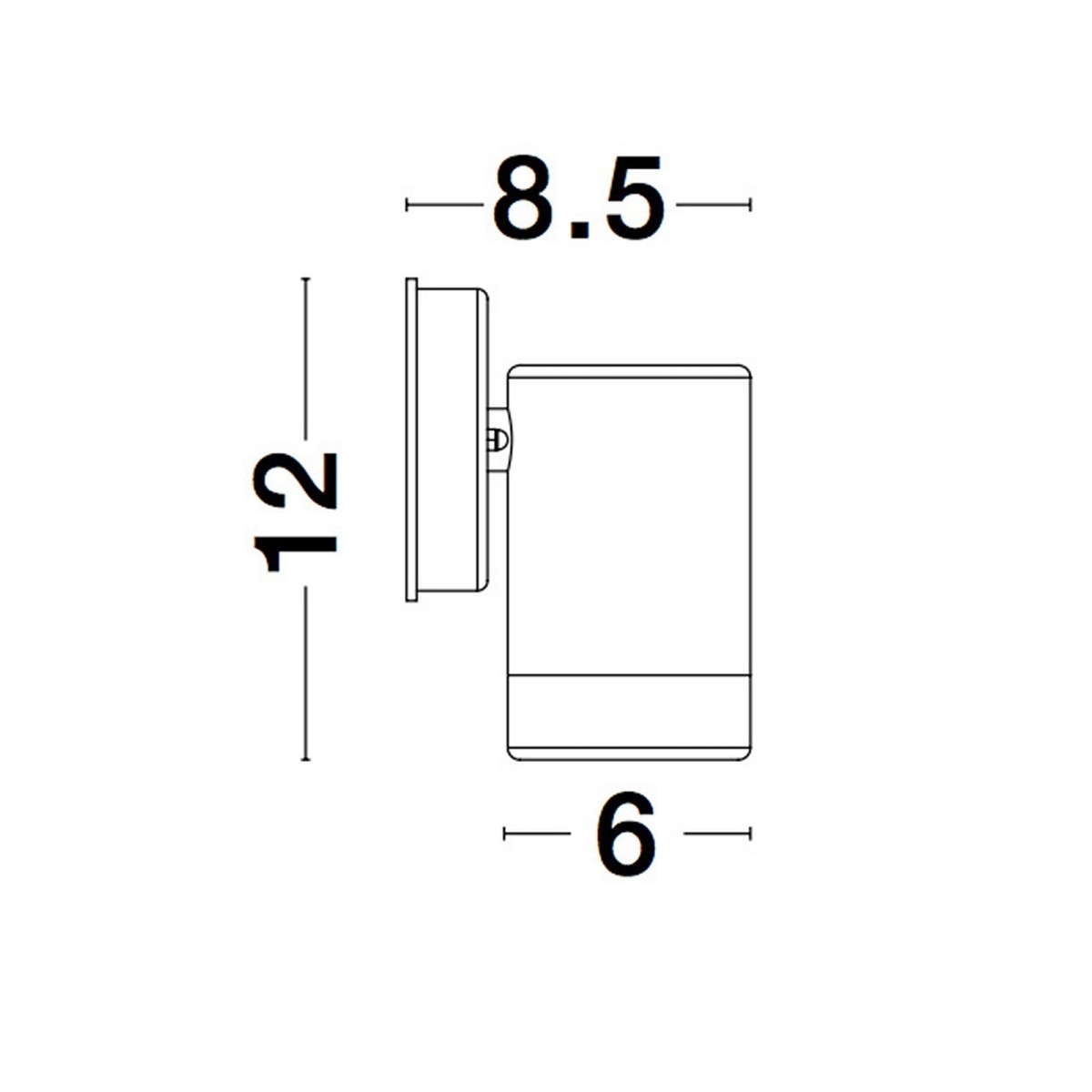 biała dekoracyjna lampa zewnętrzna - ścienna Luces Exclusivas MINATITLAN LE71599