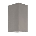 szara unikatowa lampa zewnętrzna - ścienna Luces Exclusivas IXTAPALUCA LE71607