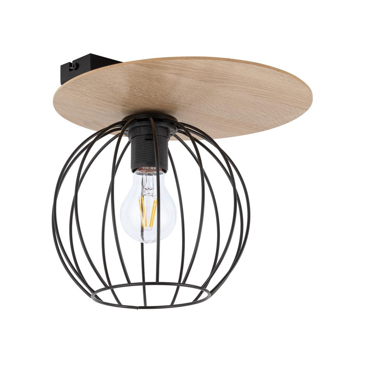 Sigma CYBER SIG32354 koło czarny / brązowy kolor plafon