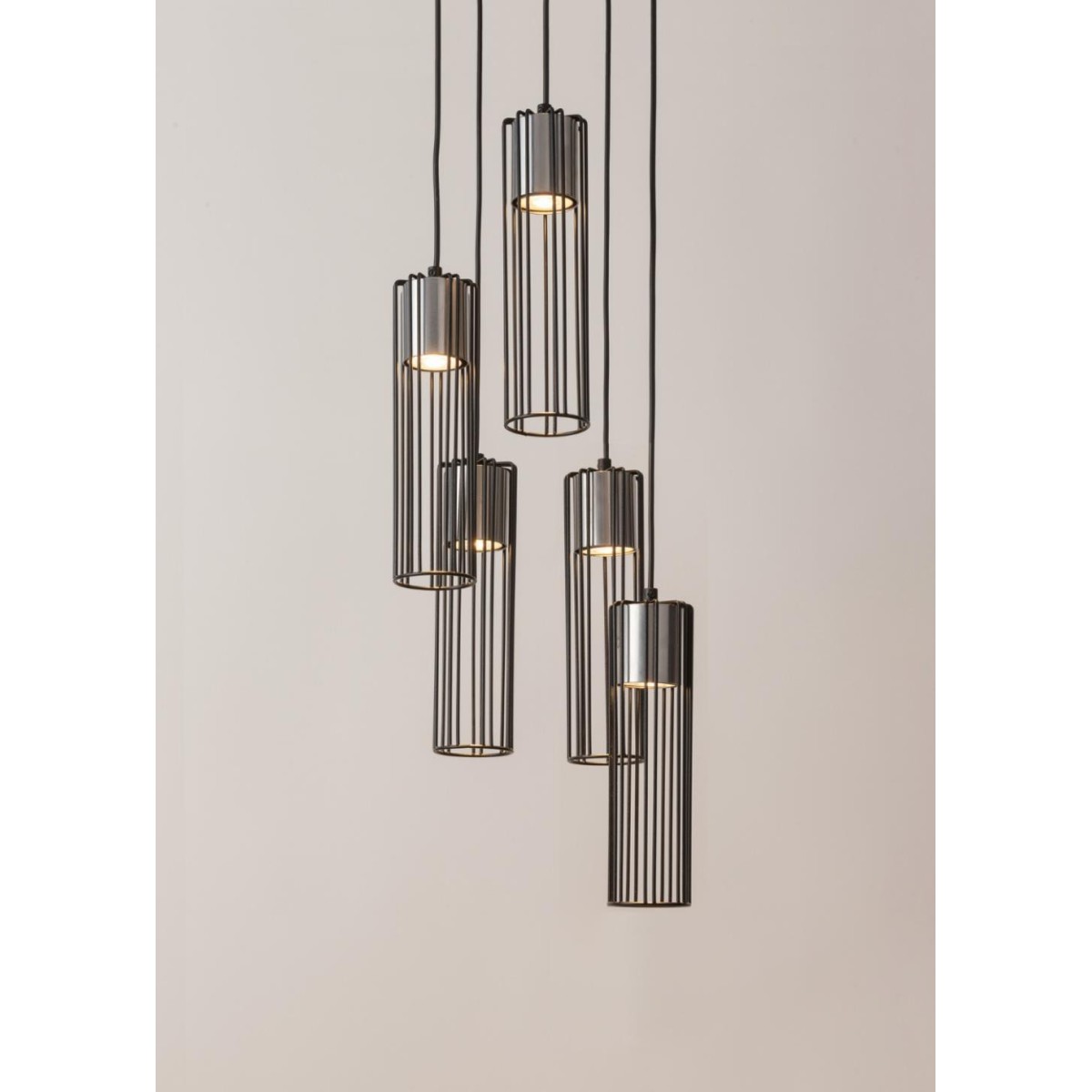 Sigma FOBIA SIG33460 lampa wisząca kolor czarny / srebrny