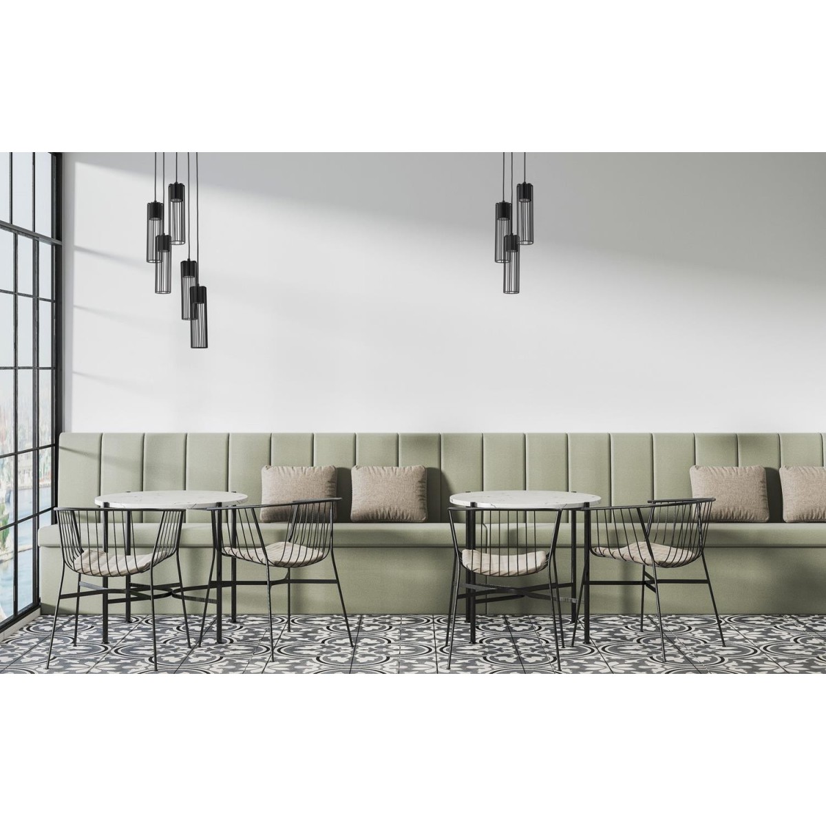 Sigma FOBIA SIG33460 lampa wisząca kolor czarny / srebrny