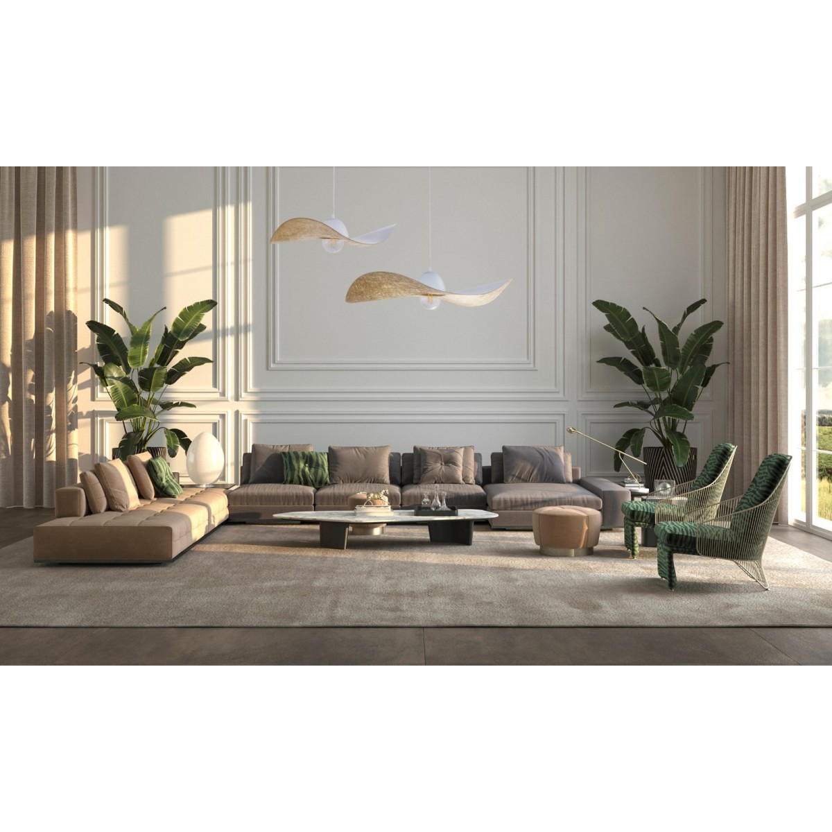 Sigma Kapello SIG32338 biały / złoty 76cm