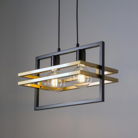 Sigma MERCI SIG32389 lampa wisząca kolor czarny_złoty