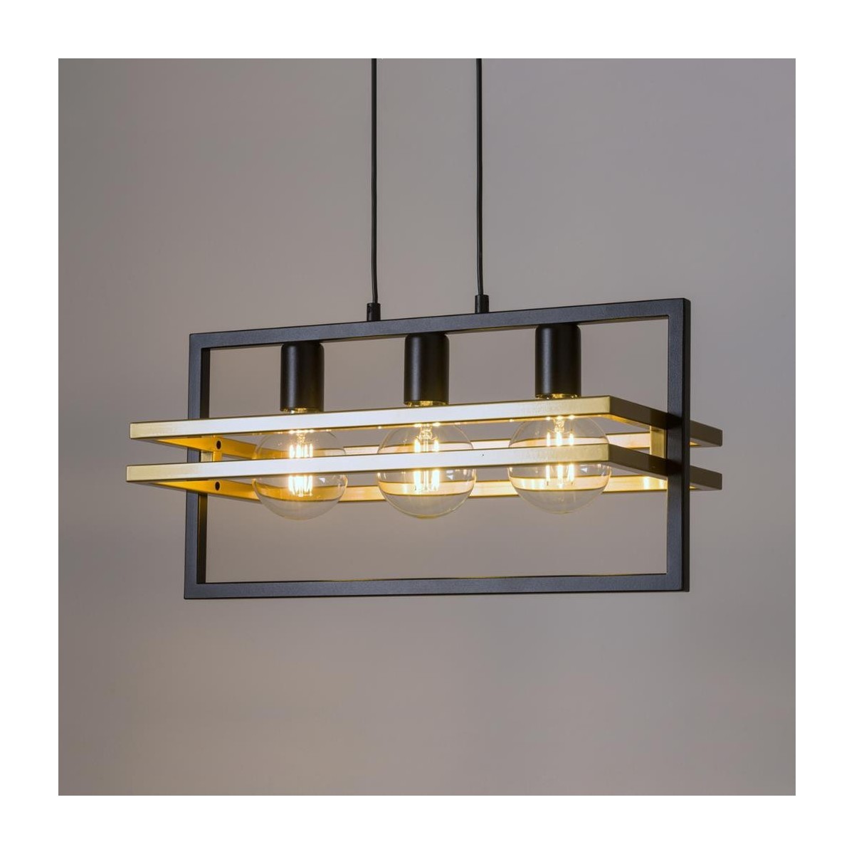 Sigma MERCI SIG32392 lampa wisząca kolor czarny_złoty