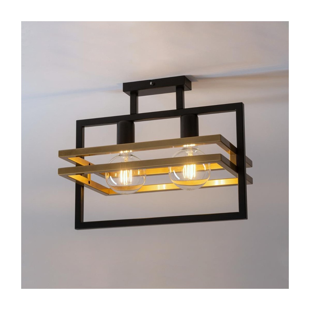 Sigma MERCI SIG32401 plafon czarny_złoty kolor