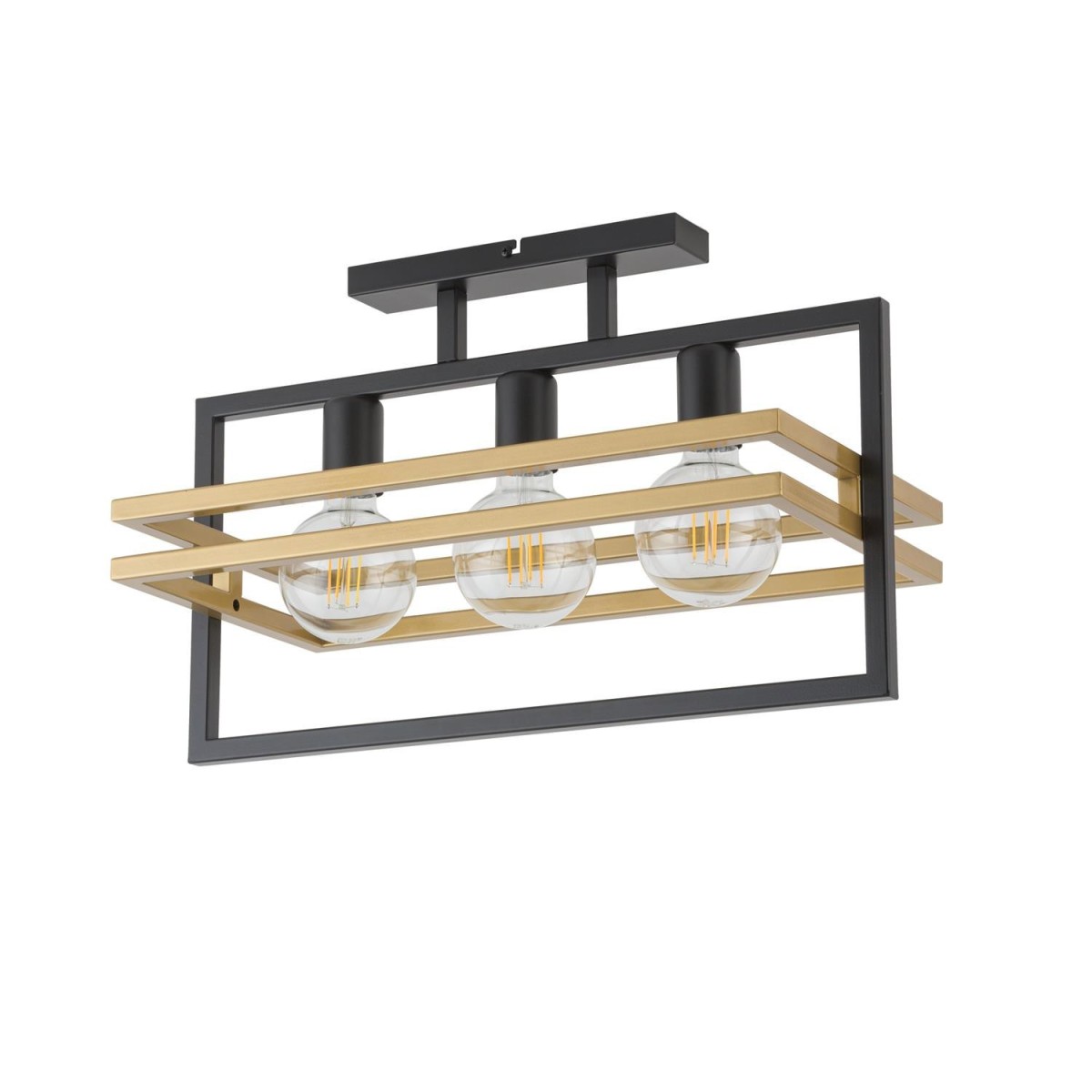 Sigma MERCI SIG32404 plafon czarny_złoty kolor