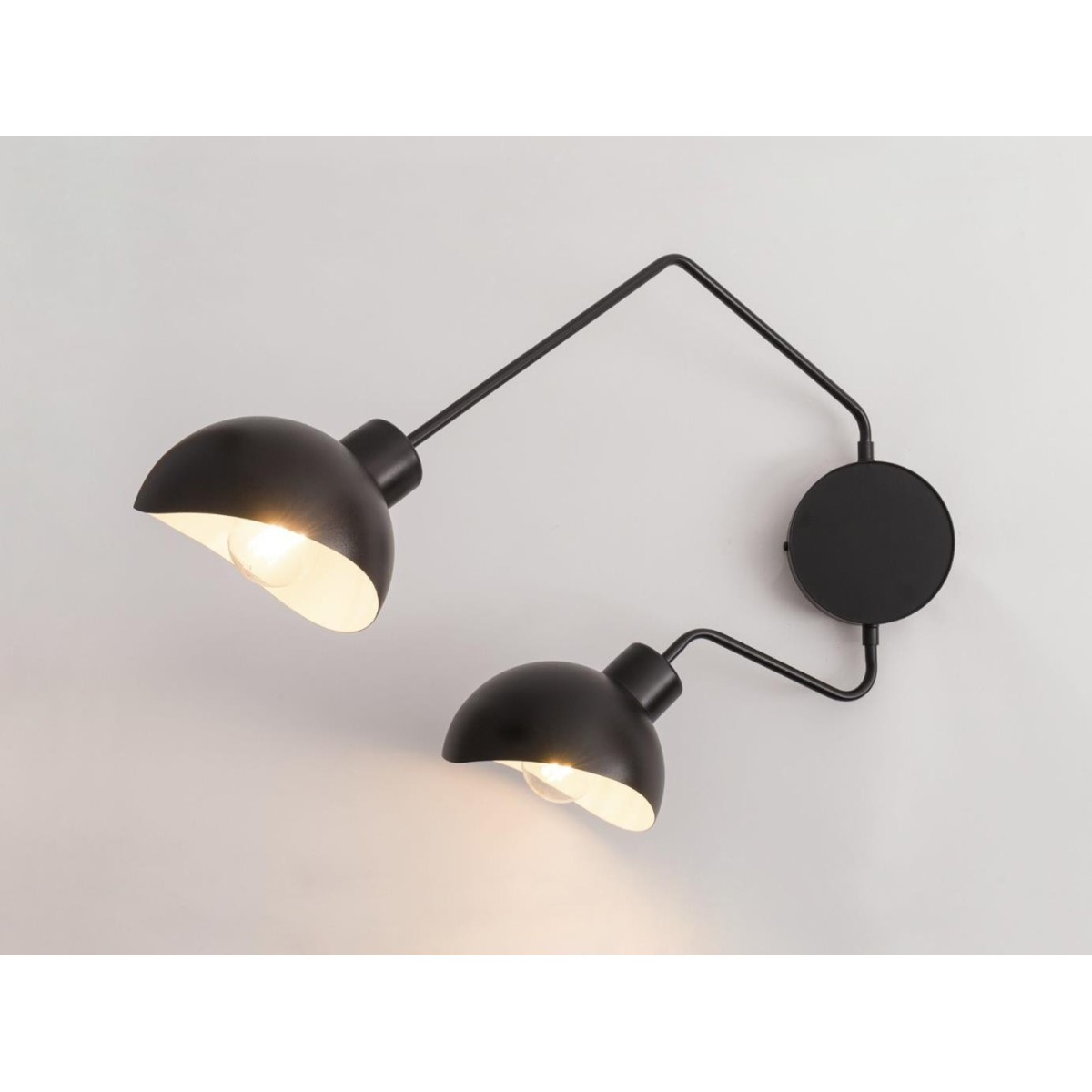 Sigma ROY SIG32496 kinkiet ścienny 2 kolor czarny_biały