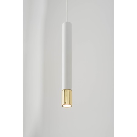 Sigma SOPEL SIG33386 1 lampa wisząca biały / złoty kolor