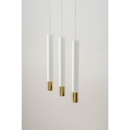 Sigma SOPEL SIG33388 3 lampa wisząca biały / złoty kolor