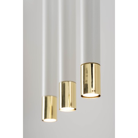 Sigma SOPEL SIG33392 10 lampa wisząca biały / złoty kolor