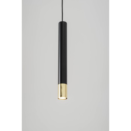 Sigma SOPEL SIG33393 1 lampa wisząca czarny / złoty kolor