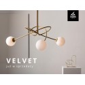 Sigma VELVET SIG33356 żyrandol złoty kolor