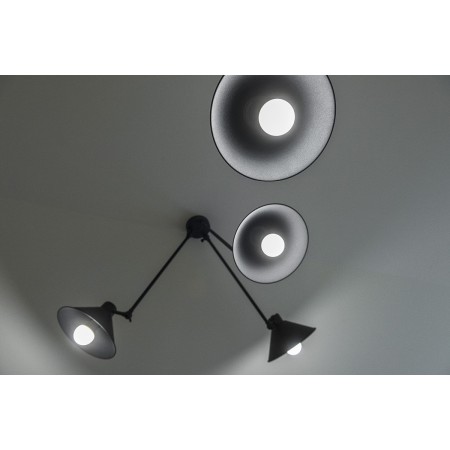 lampa wisząca 3 pł. ALTEA kolor czarny  struktura