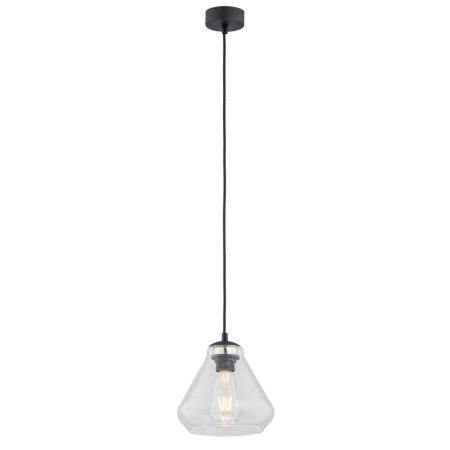 lampa wisząca 1 pł. DECORATO kolor transparentny, czarny mat