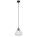 lampa wisząca 1 pł. DECORATO kolor transparentny, czarny mat