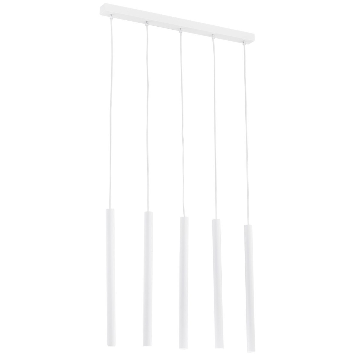 lampa wisząca 5 pł. ETNA PLUS kolor biały struktura