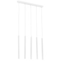 lampa wisząca 5 pł. ETNA PLUS kolor biały struktura