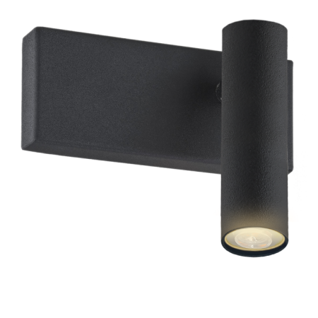 kinkiet 1 pł. ETNA PLUS kolor czarny struktura