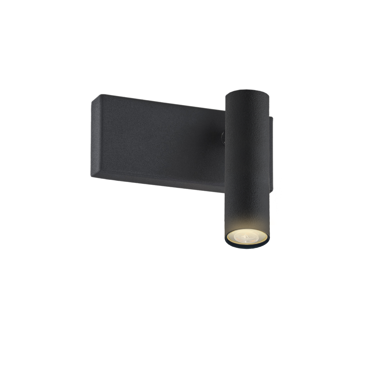 kinkiet 1 pł. ETNA PLUS kolor czarny struktura