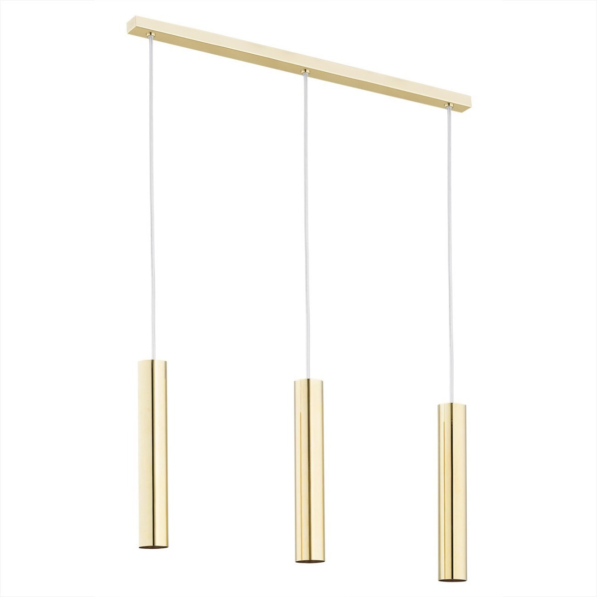 lampa wisząca 3 pł. GOMERA kolor mosiądz