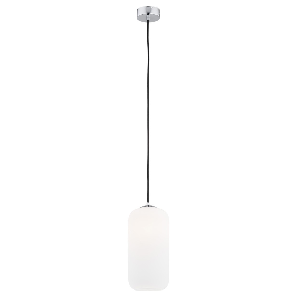 lampa wisząca 1 pł. KALIMERA kolor opal mat, chrom