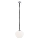 lampa wisząca 1 pł. mniejsza KALIMERA kolor opal mat, chrom